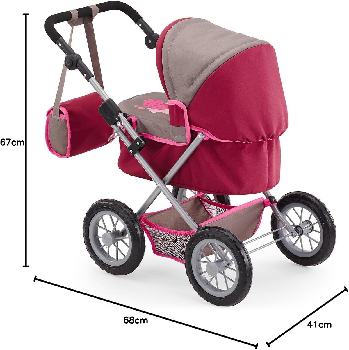 CARRITO MUÑECAS TRENDY ROYAL PINK BAYER DESIGN 13078