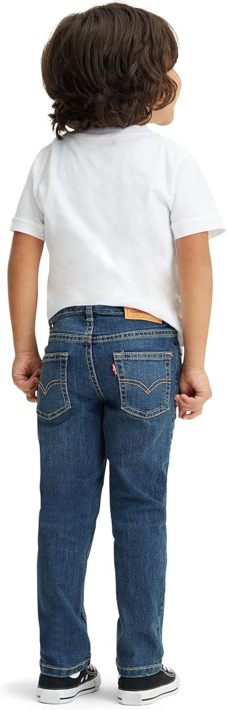 PANTALON LARGO LEVIS NIÑO AZUL 8E2006-M8N