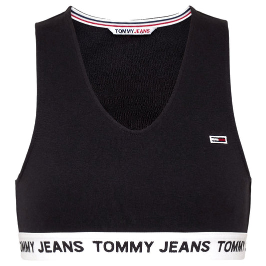 TOP NEGRO MUJER TOMMY JEANS DW0DW13830