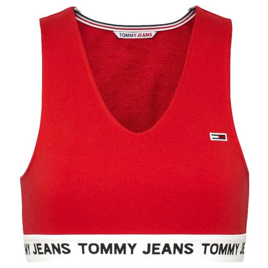 TOP ROJO MUJER TOMMY JEANS DW0DW13830