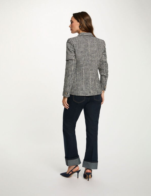 BLAZER RECTO CUADROS 252-VJEAN.F