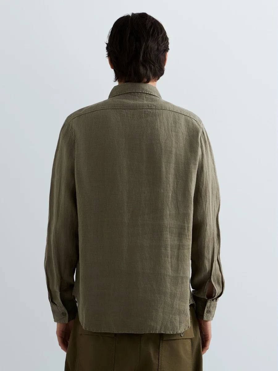 CAMISA DE LINO REGULAR FIT REPLAY M4147