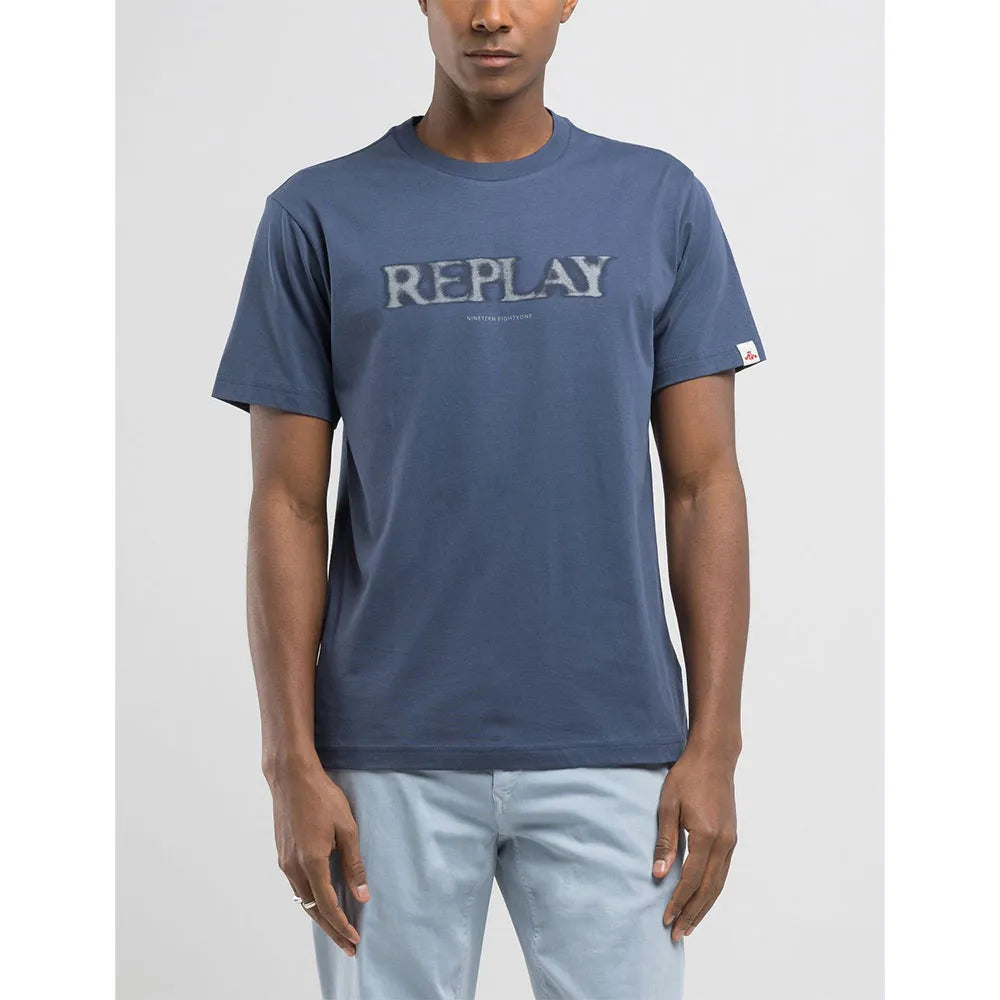 CAMISETA HOMBRE LOGO REPLAY M3059