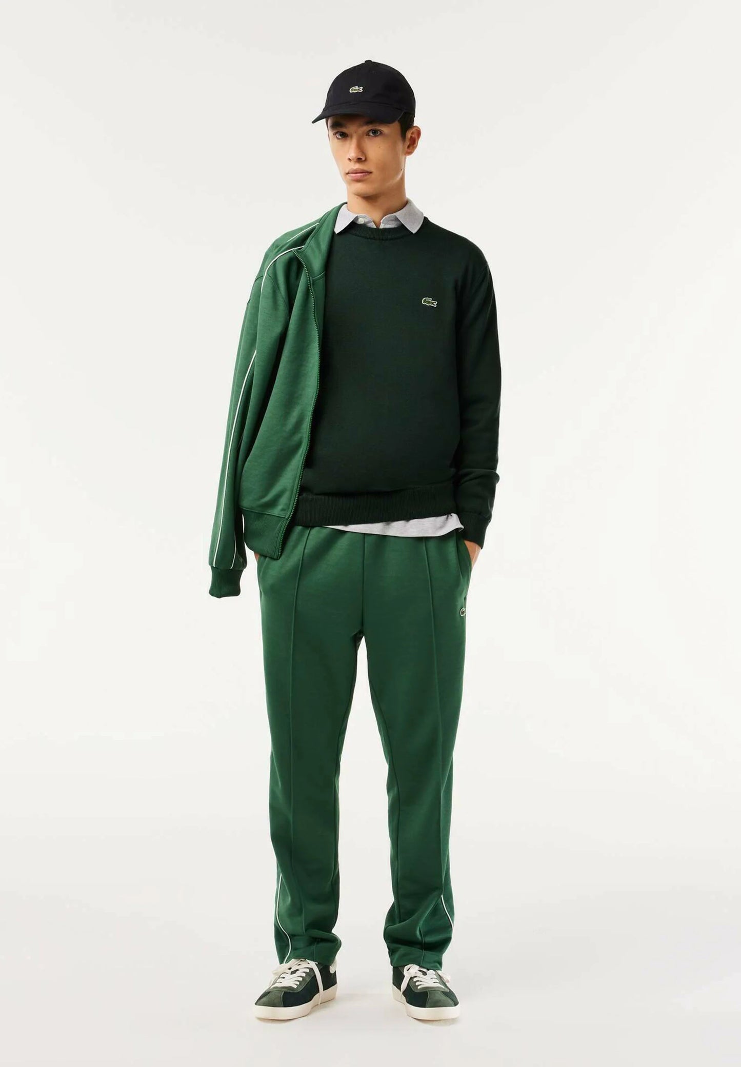 JERSEY PUNTO  HOMBRE LACOSTE  AH1985