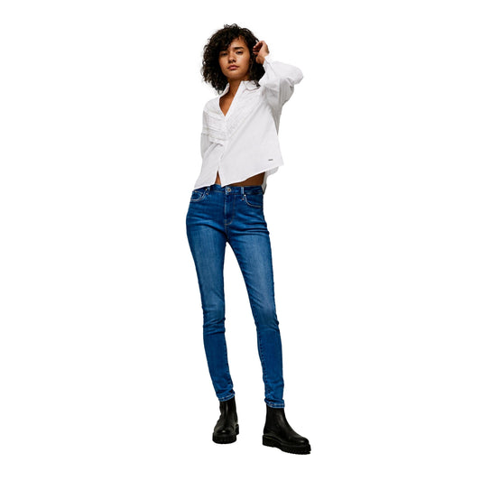 VAQUERO TIRO ALTO SKINNY PEPE JEANS PL204155