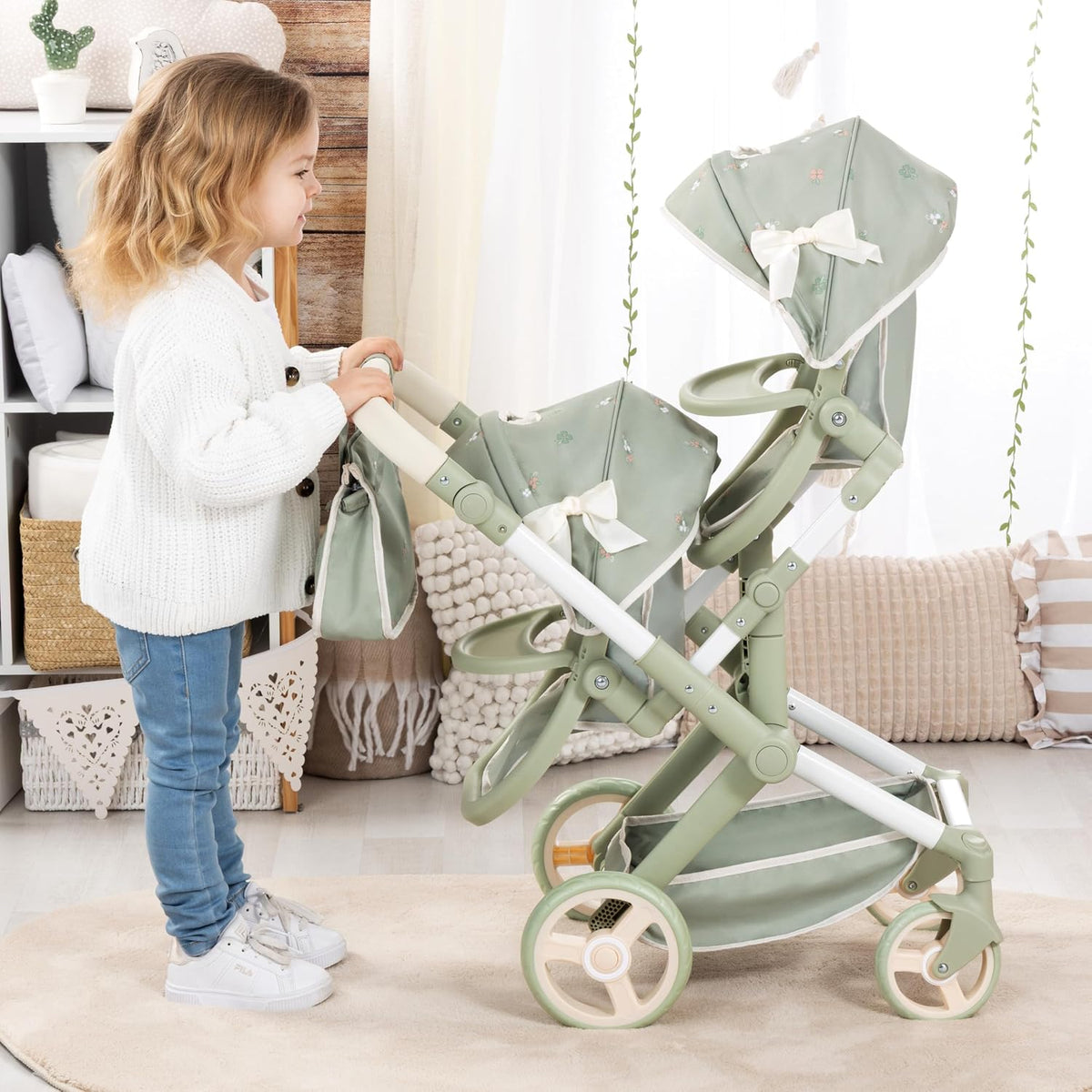 COCHECITO MUÑECAS GEMELAS BAYER TWIN XEO 26728AA