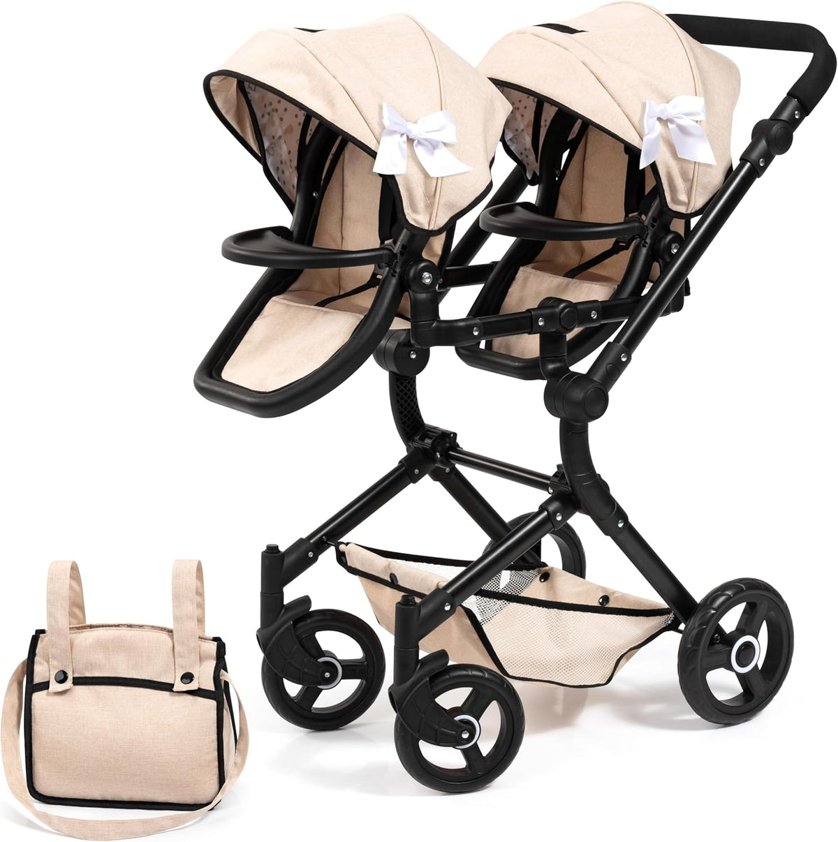 CARRO MUÑECAS BAYER TWIN NEO WHITE 26275AA