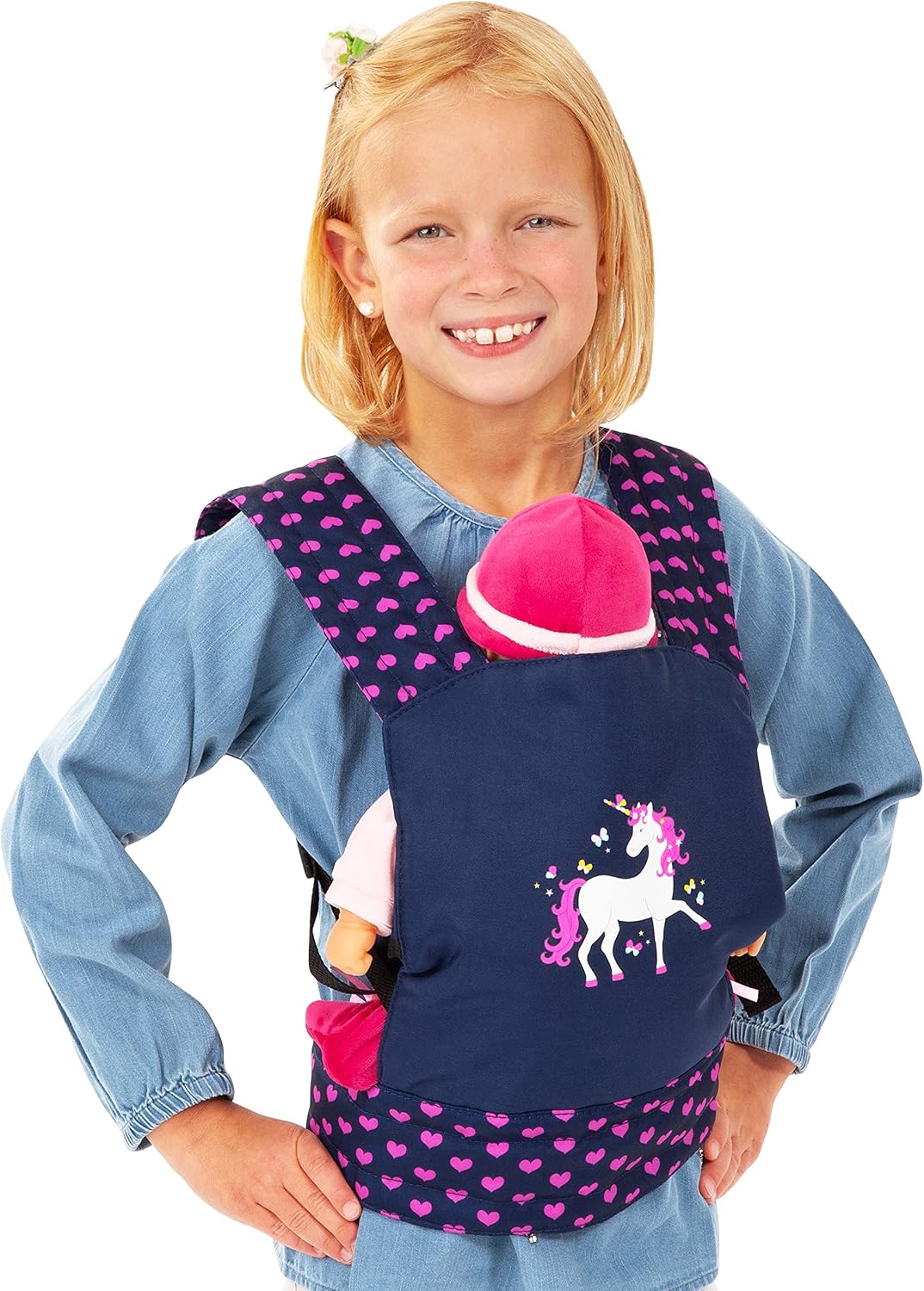 PORTABEBES MUÑECAS EASYCARRY UNICORN BAYER 62254AA