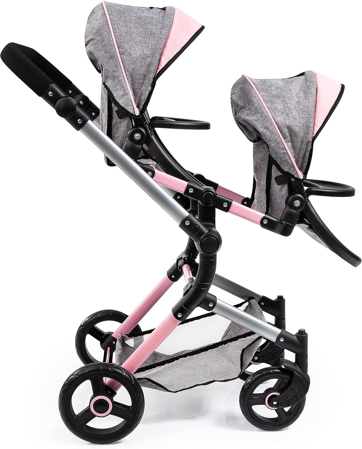 COCHECITO MUÑECAS TWIN NEO PINK BAYER 26233AA