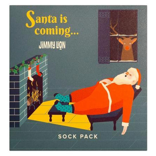 PACK CALCETINES JIMMY LION SANTA IS COMING