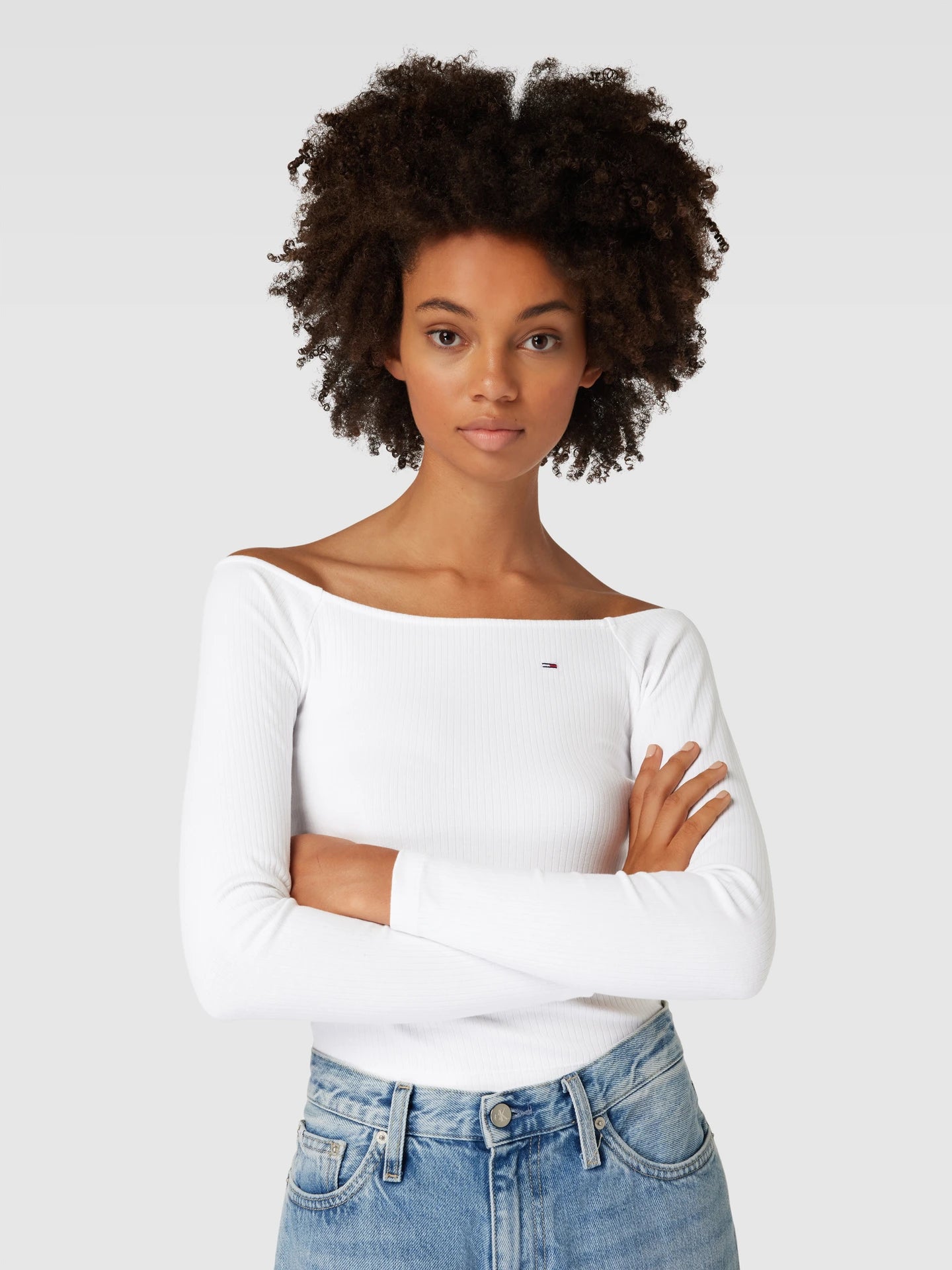 CAMISETA CUELLO BARCA MUJER TOMMY JEANS DW0DW17535