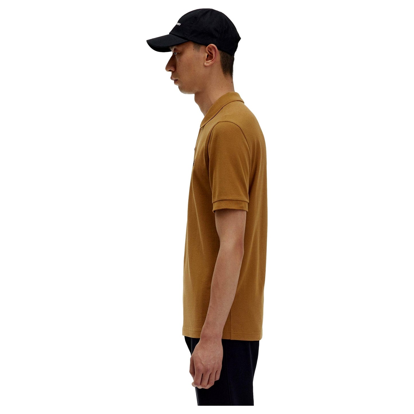 POLO MARRON HOMBRE FRED PERRY M6000