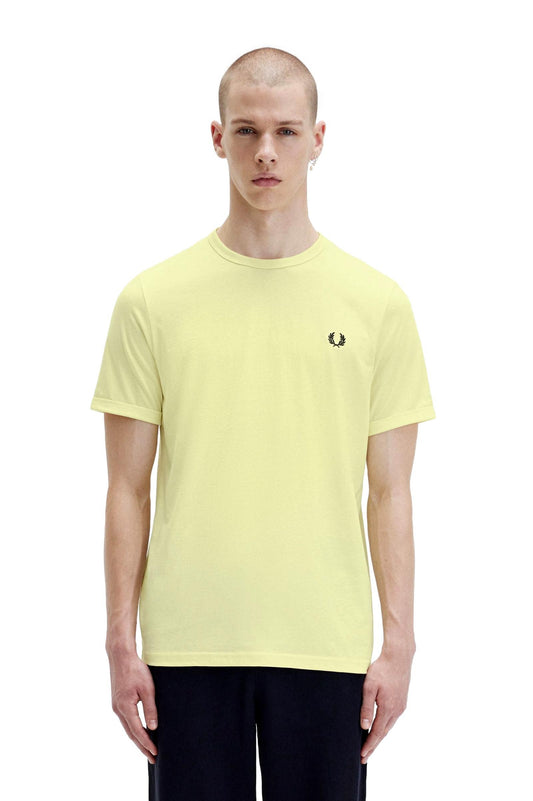 CAMISETA AMARILLO HOMBRE FRED PERRY RINGER M3519