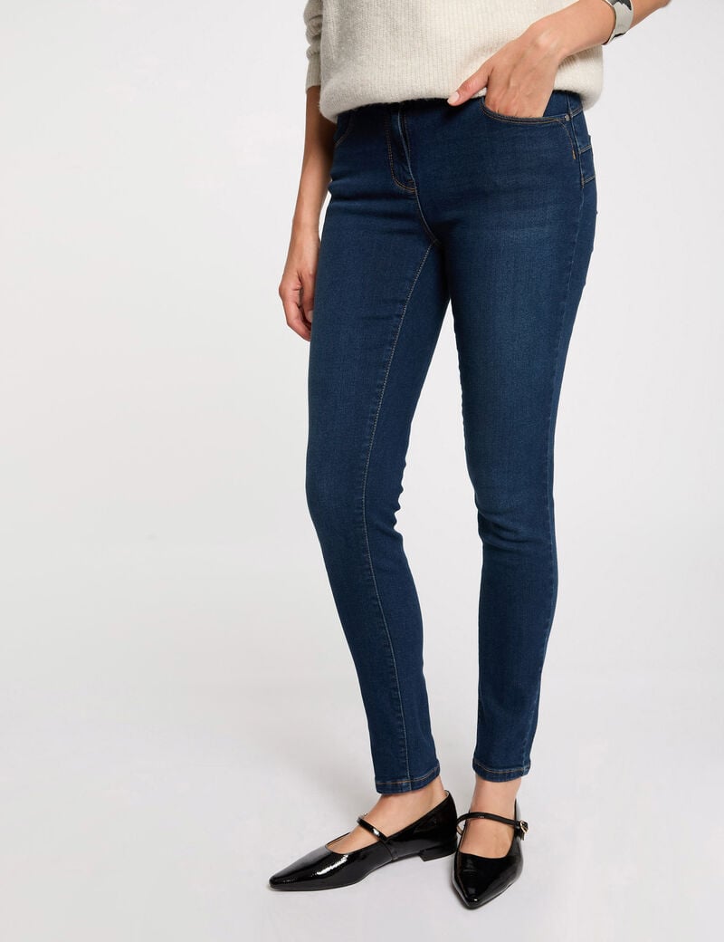 PANTALON TEJANO SLIM MUJER MORGAN 241-PARDA