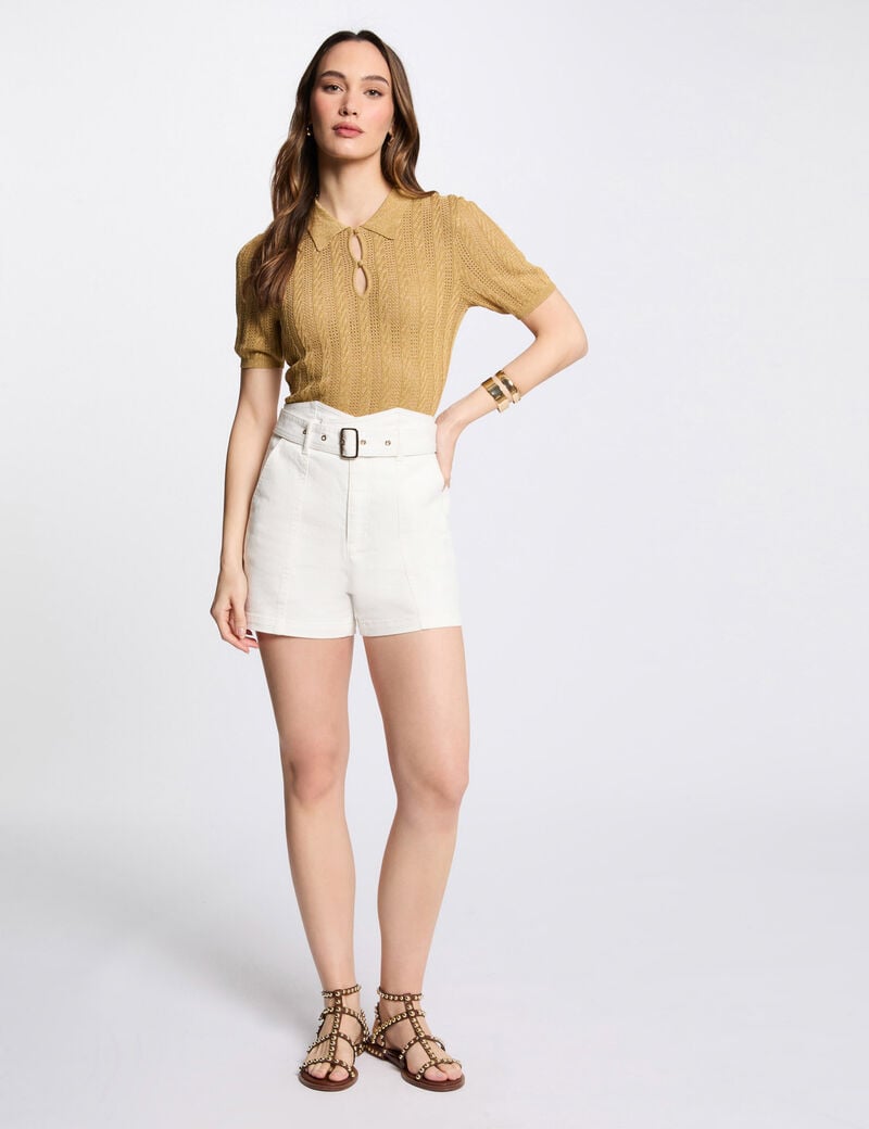 JERSEY CUELLO TIPO POLO MUJER MORGAN 252-MCABI