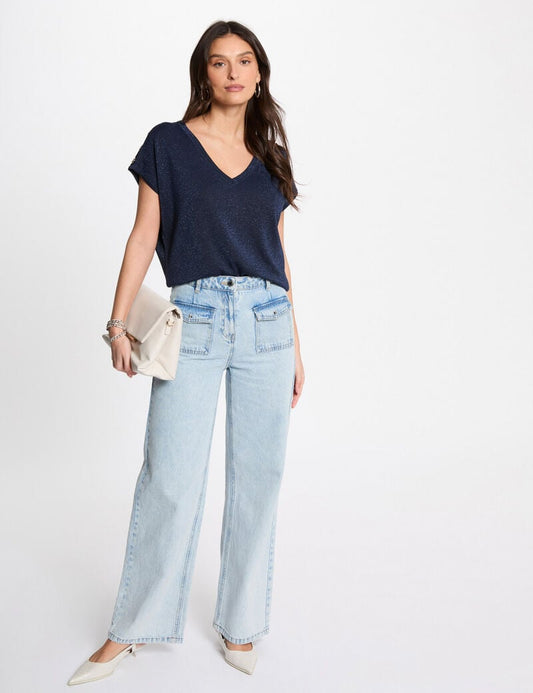 JERSEY ESCOTE V MUJER MORGAN 242-MRING