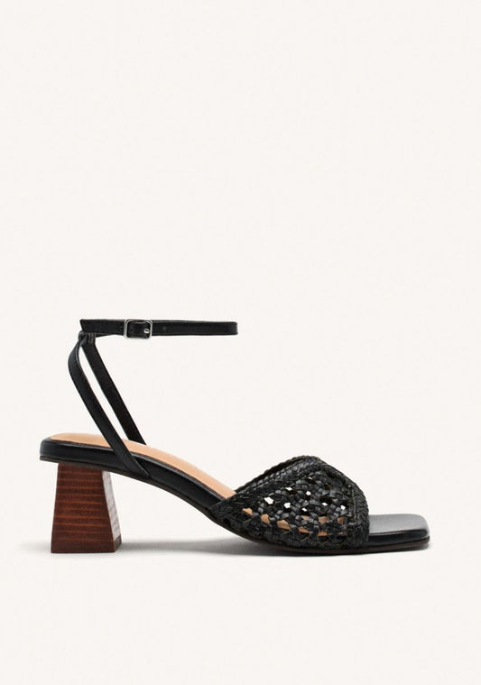 SANDALIAS MUJER TRENZADA TACÓN BURNSIDE 74098
