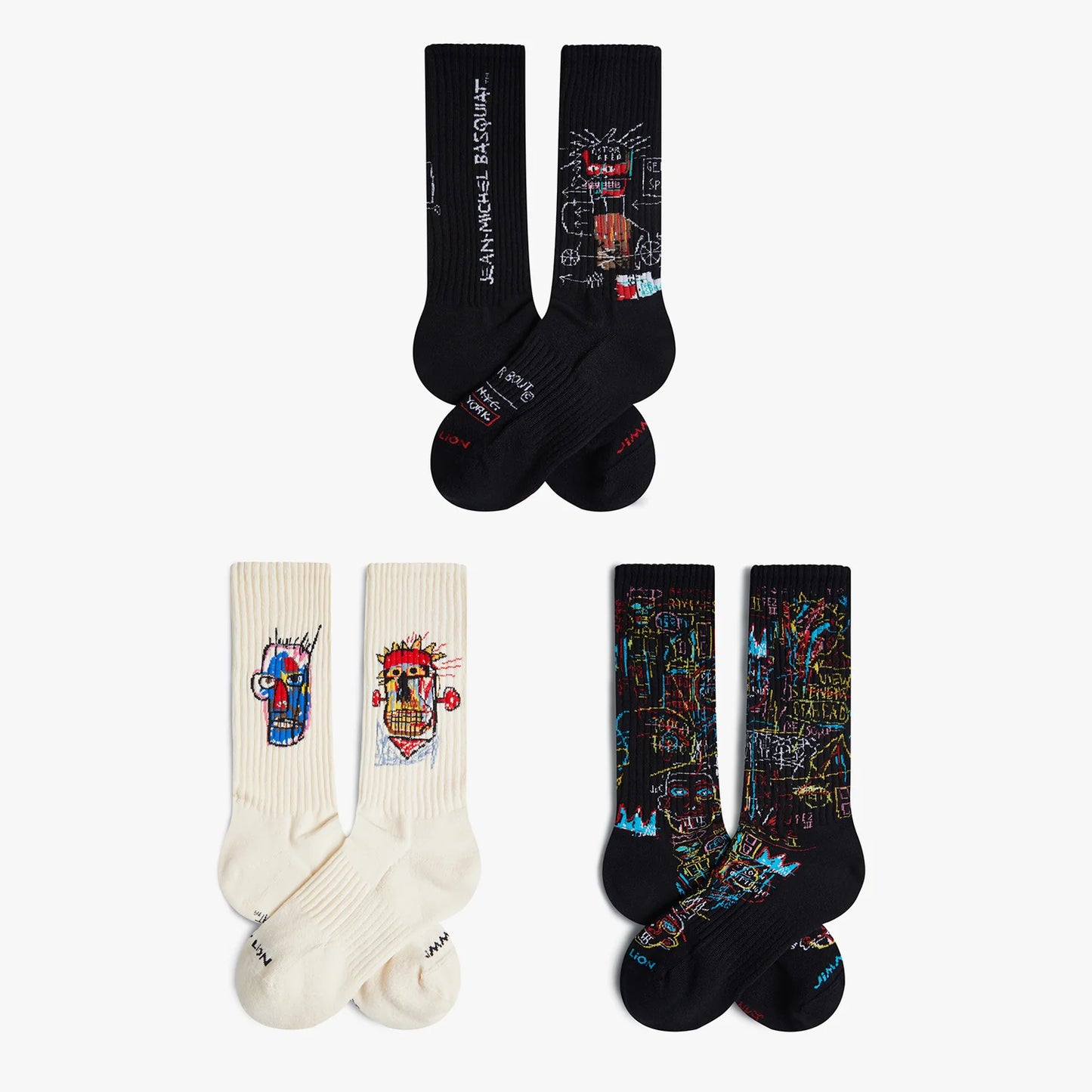 PACK CALCETINES JIMMY LION BASQUIAT