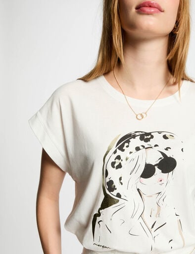 CAMISETA MUJER MANGA CORTA MORGAN 251-DAMOUR