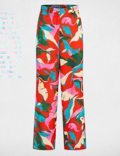 PANTALON RECTO MUJES ESTAMPADO MORGAN 251-PROU.F