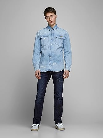 PANTALONES VAQUEROS REGULAR CLARK JACK & JONES 12089063