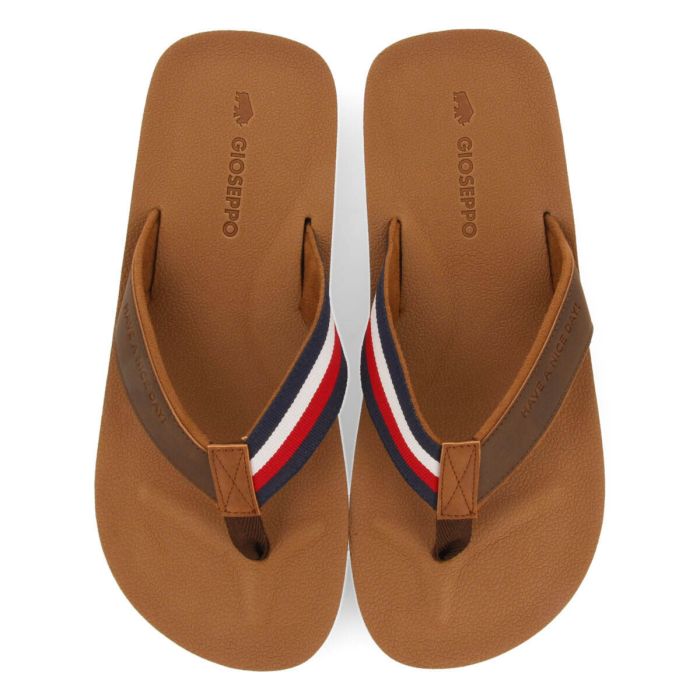 CHANCLAS MARRONES PARA HOMBRE THELUS REF: 68202-P-MARRON