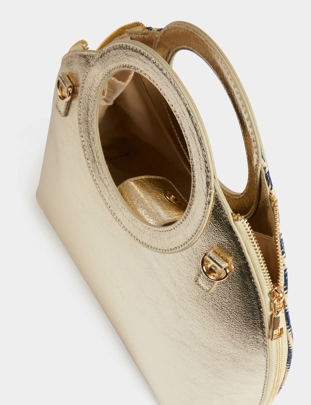 BOLSO TRENZADO CON RAYAS MULTICOLOR MUJER MORGAN 251-2SAMIRA