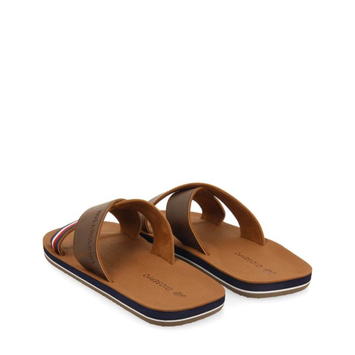 CHANCLAS MARRONES CRUZADAS PARA HOMBRE TACLOBAN