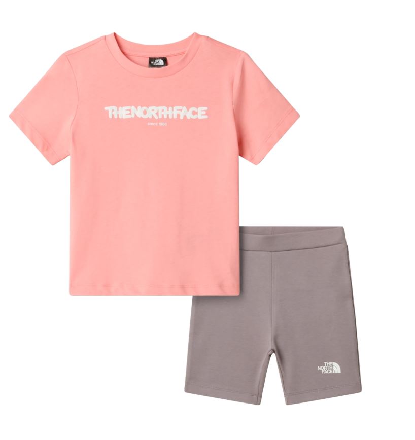 CONJUNTO KIDS THE NORTH FACE BUBBLE LOGO REG NF0A8G1KMAO1