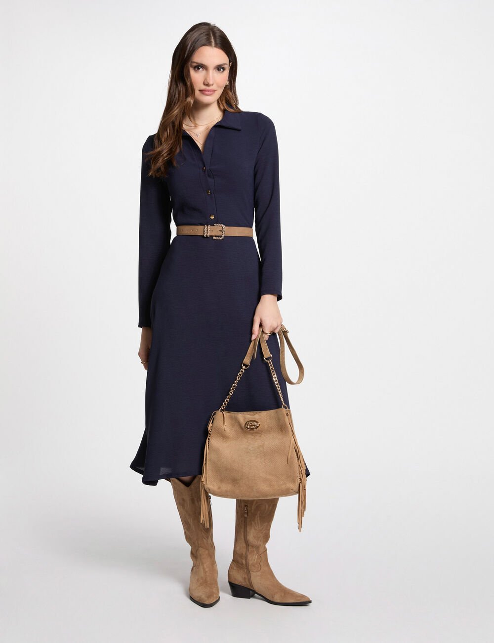 VESTIDO MIDI MUJER  MORGAN 251-RDINAR