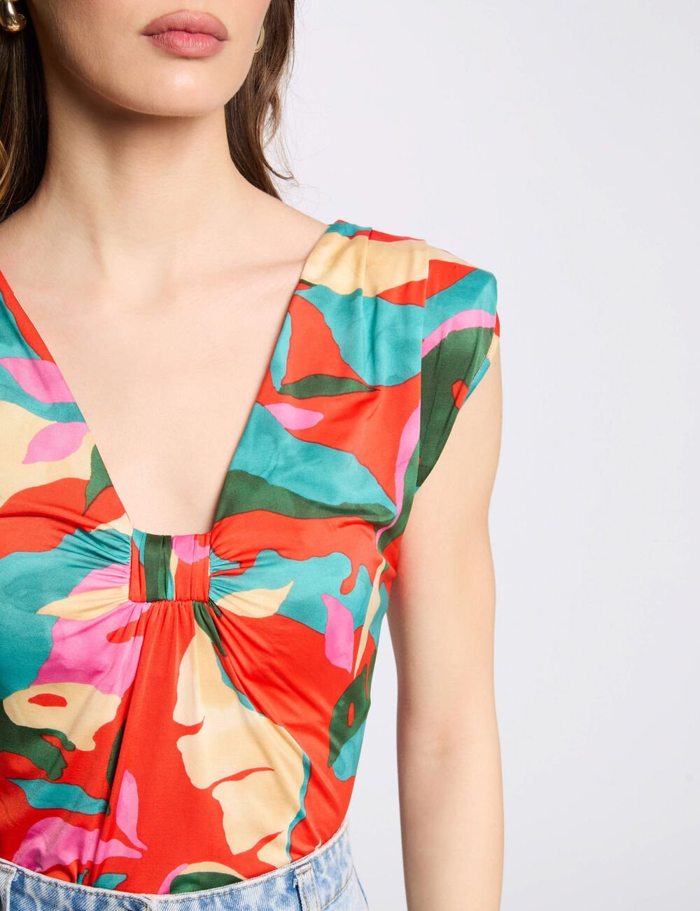 TOP SIN MANGA MULTICOLOR MUJER MORGAN 251-DIRE