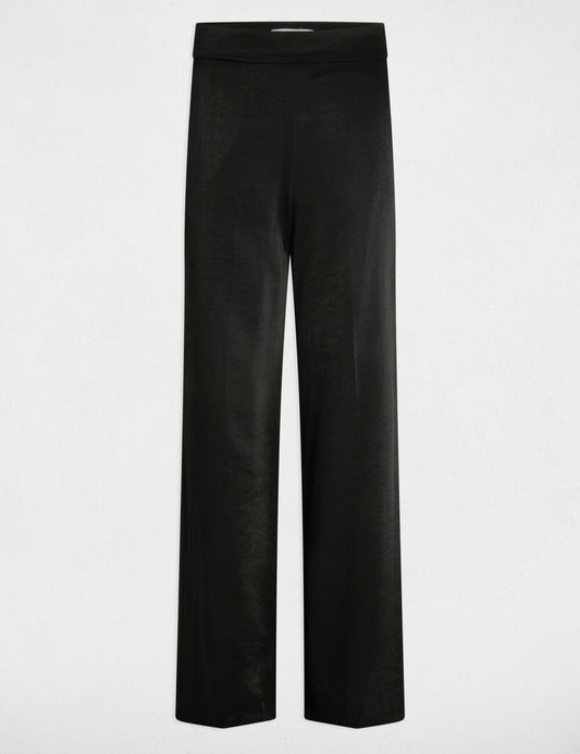 PANTALÓN PERNERA ANCHA HOLGADO NEGRO MUJER MORGAN 251-PVTEO.F