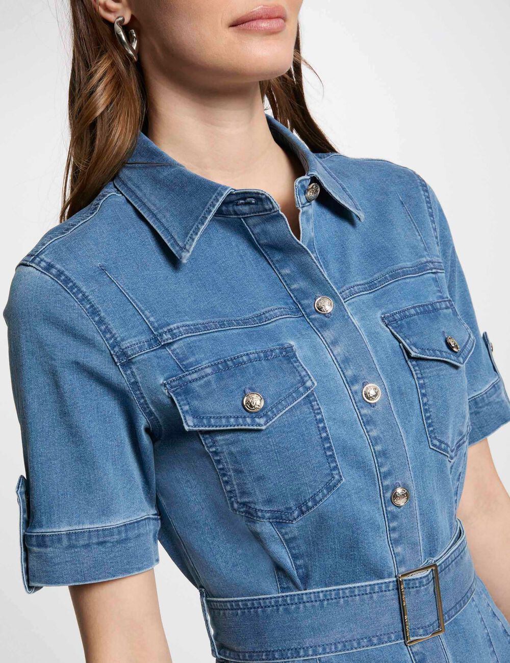 VESTIDO TEJANO MUJER MORGAN 241-RIXES