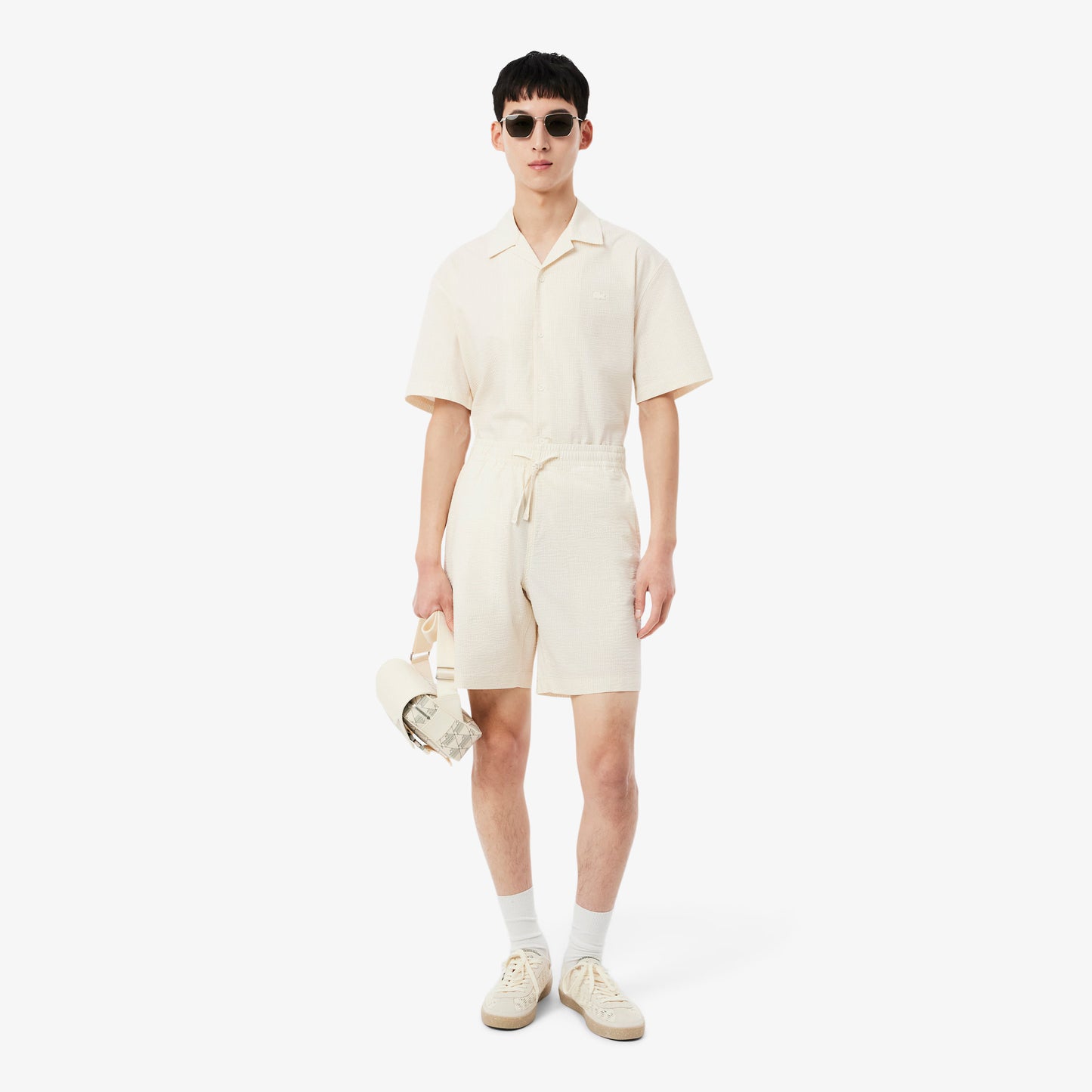 PANTALON CORTO HOMBRE SEERSUCHER LACOSTE GH1977