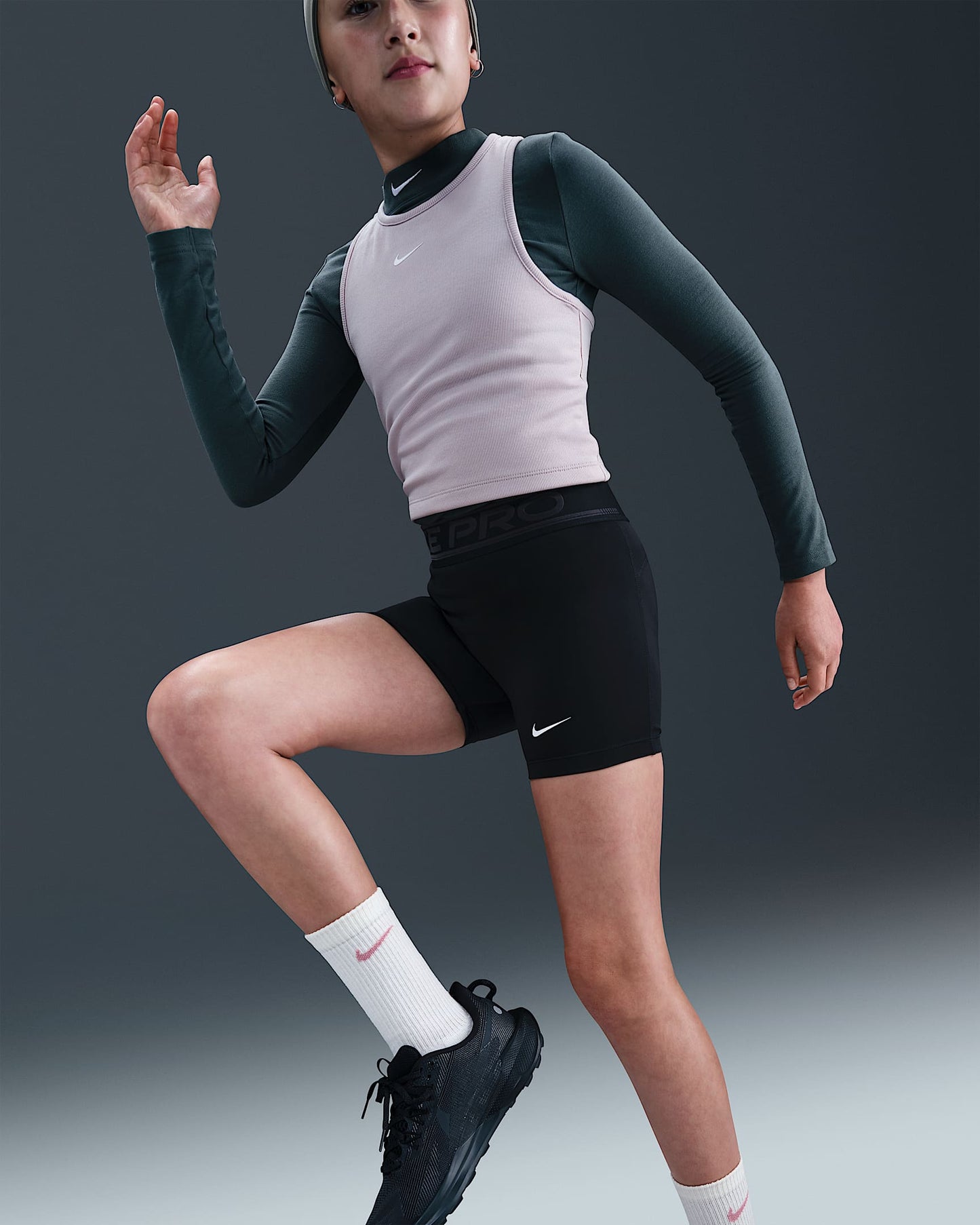 PANALON CORTO NIKE PRO NIÑA HQ9306