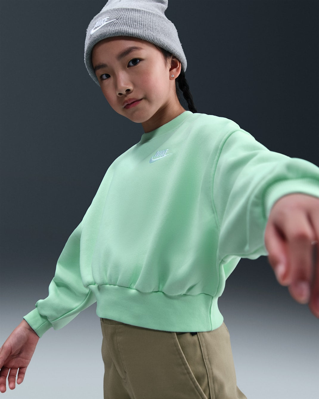 SUDADERA KIDS NIKE SPORTSWEAR CLUB FLEECE FZ9244