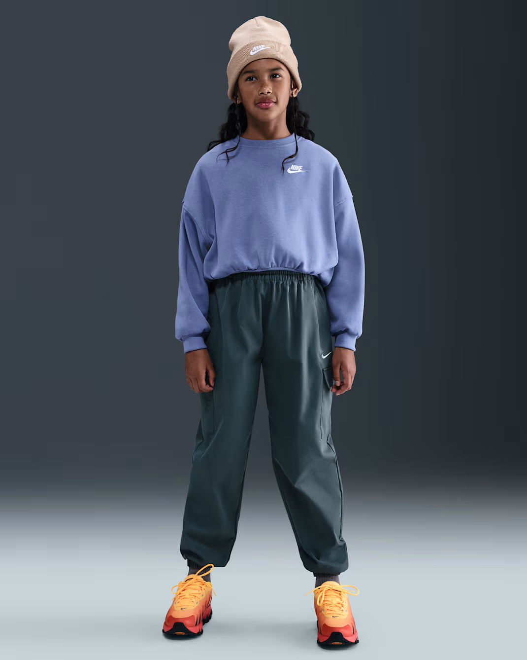 SUDADERA NIKE NIÑA FZ9244-499