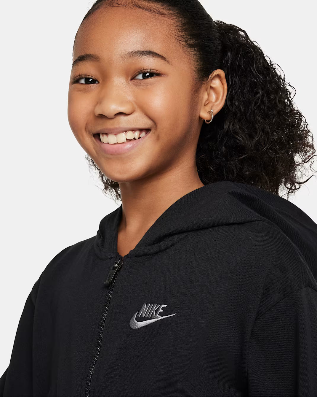 SUDADERA CON CREMALLERA NIKE KIDS FN8595-010