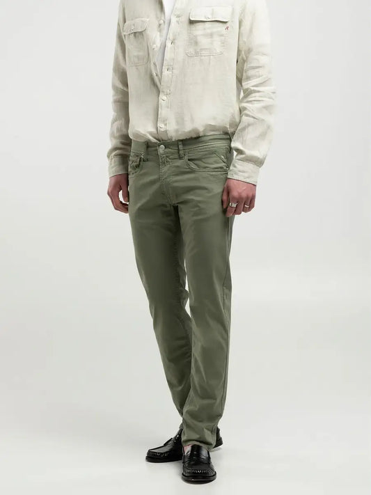 PANTALÓN RECTO DE SARGA REPLAY MF972