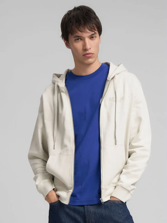 SUDADERA HOMBRE CREMALLERA Y CAPUCHA REPLAY M3188