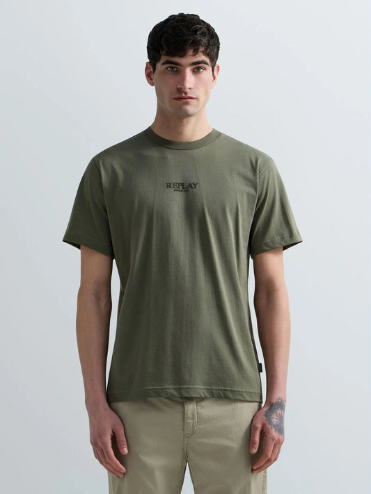 CAMISETA HOMBRE LOGOTIPO REPLAY M3347
