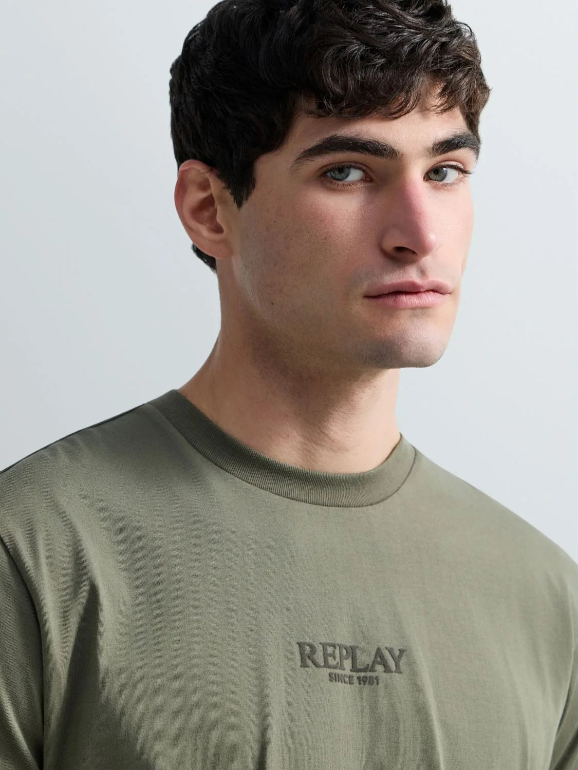 CAMISETA HOMBRE LOGOTIPO REPLAY M3347