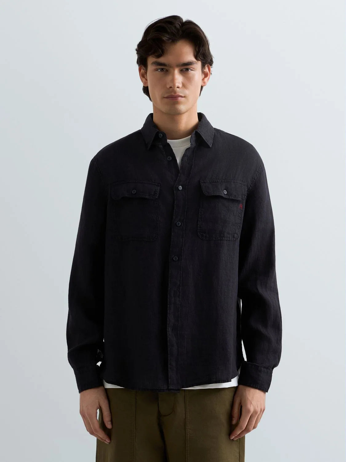 CAMISA HOMBRE LINO REGULAR FIT REPLAY M4147