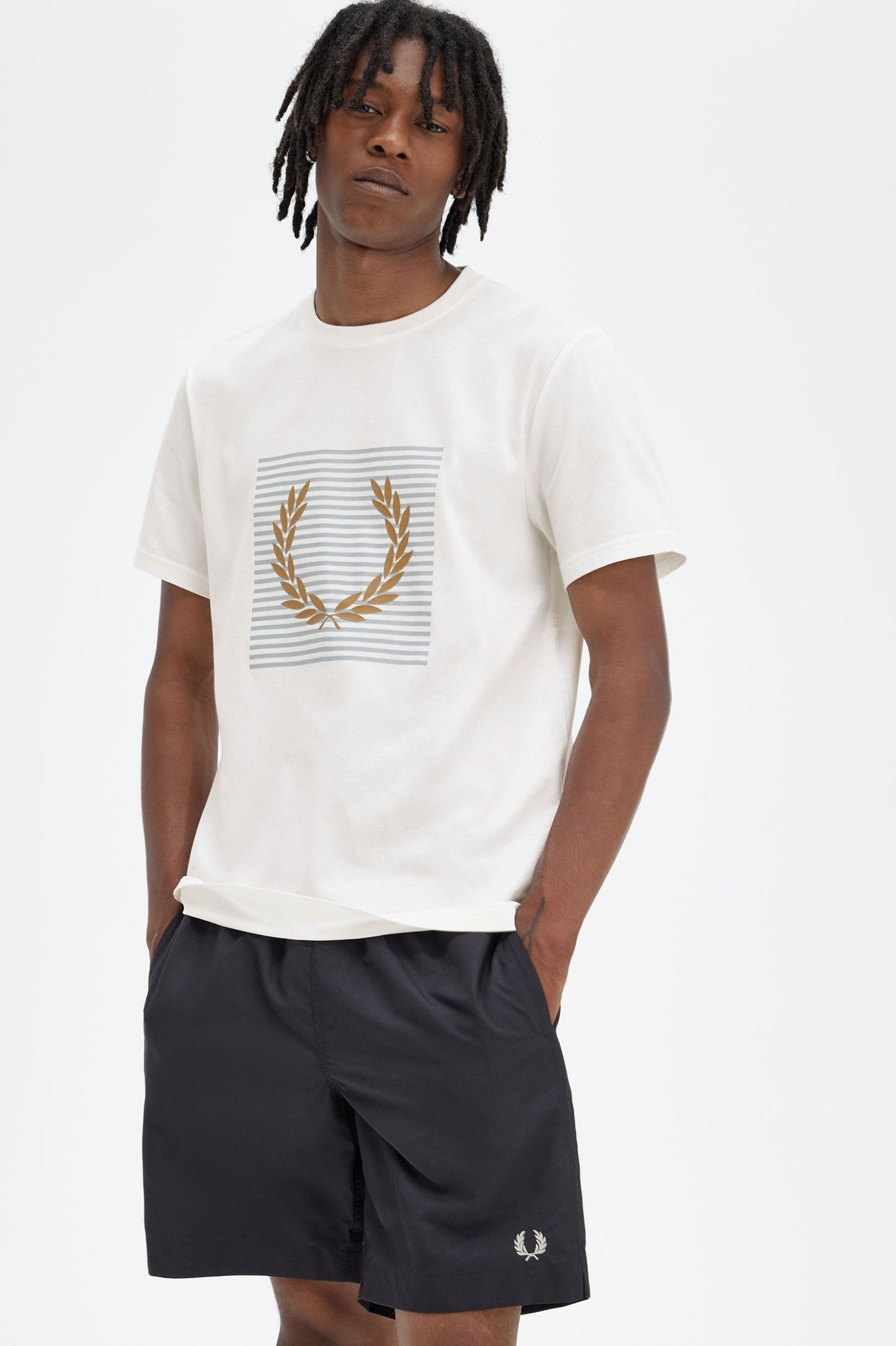 CAMISETA HOMBRE LOGOTIPO FRED PERRY M7832