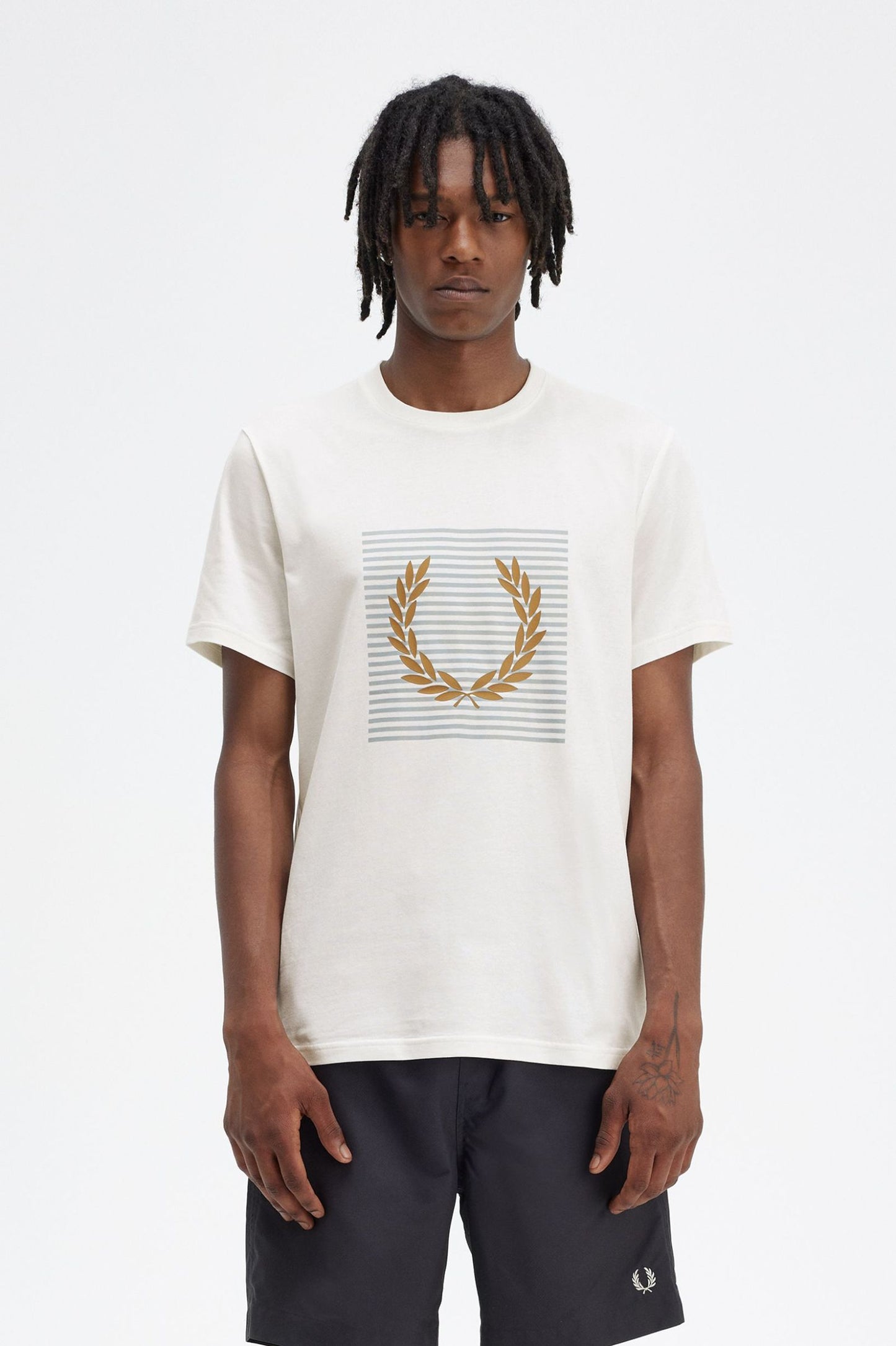 CAMISETA HOMBRE LOGOTIPO FRED PERRY M7832