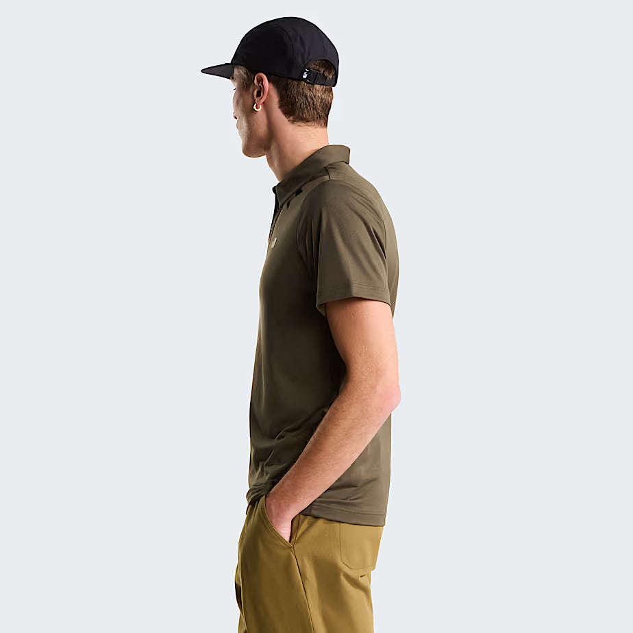 Polo the north face hombre NF0A2WAZ21L-GREEN