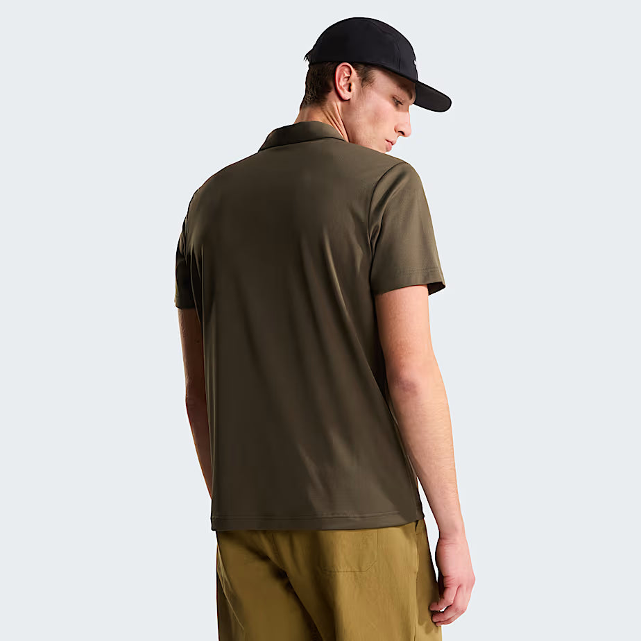 Polo the north face hombre NF0A2WAZ21L-GREEN