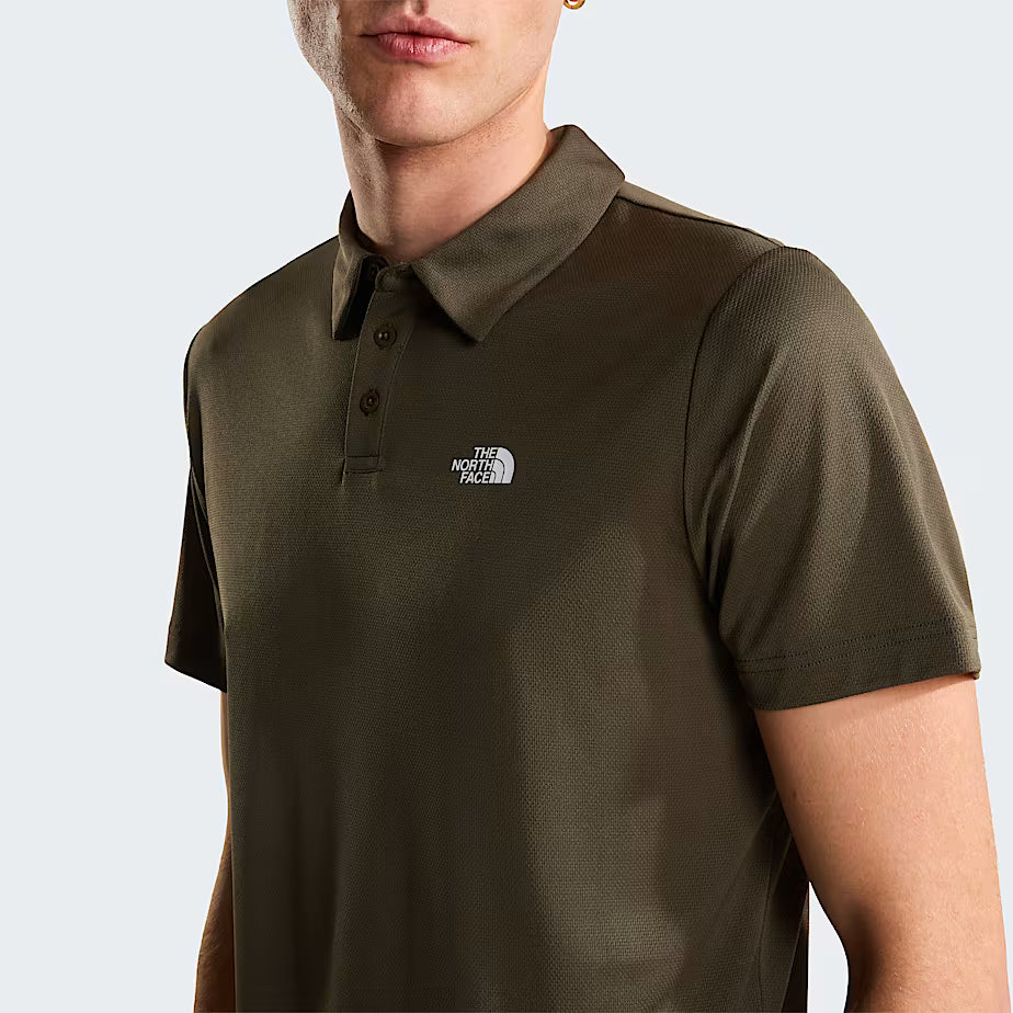 Polo the north face hombre NF0A2WAZ21L-GREEN