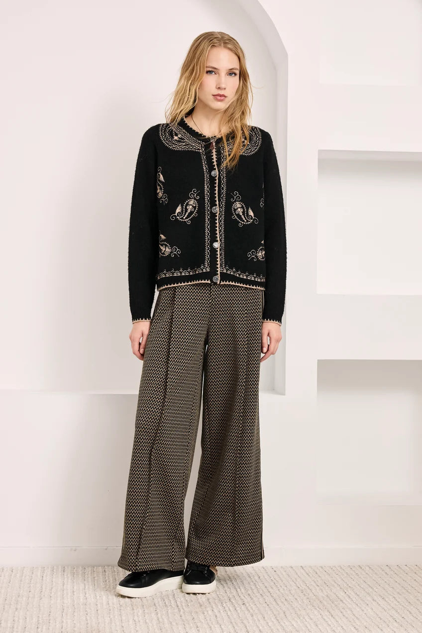 PANTALÓN JACQUARD PINZAS NKN NI.LUSETI