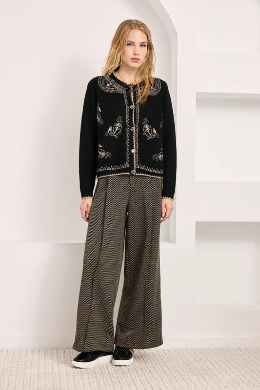 PANTALÓN JACQUARD PINZAS NKN NI.LUSETI